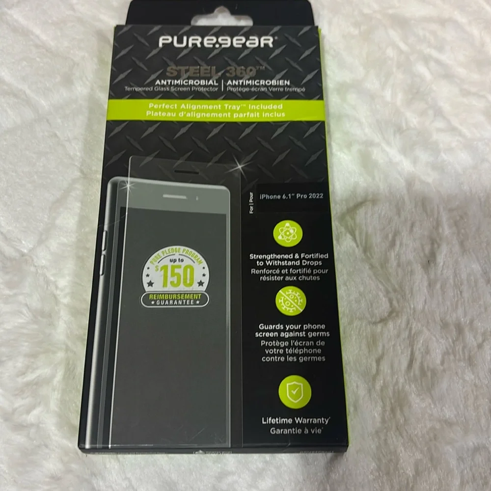 PureGear Steel 360 Screen Protector for iPhone 6.1” Pro ( 2022)